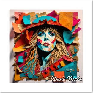 Stevie Nicks // Paper Art Posters and Art